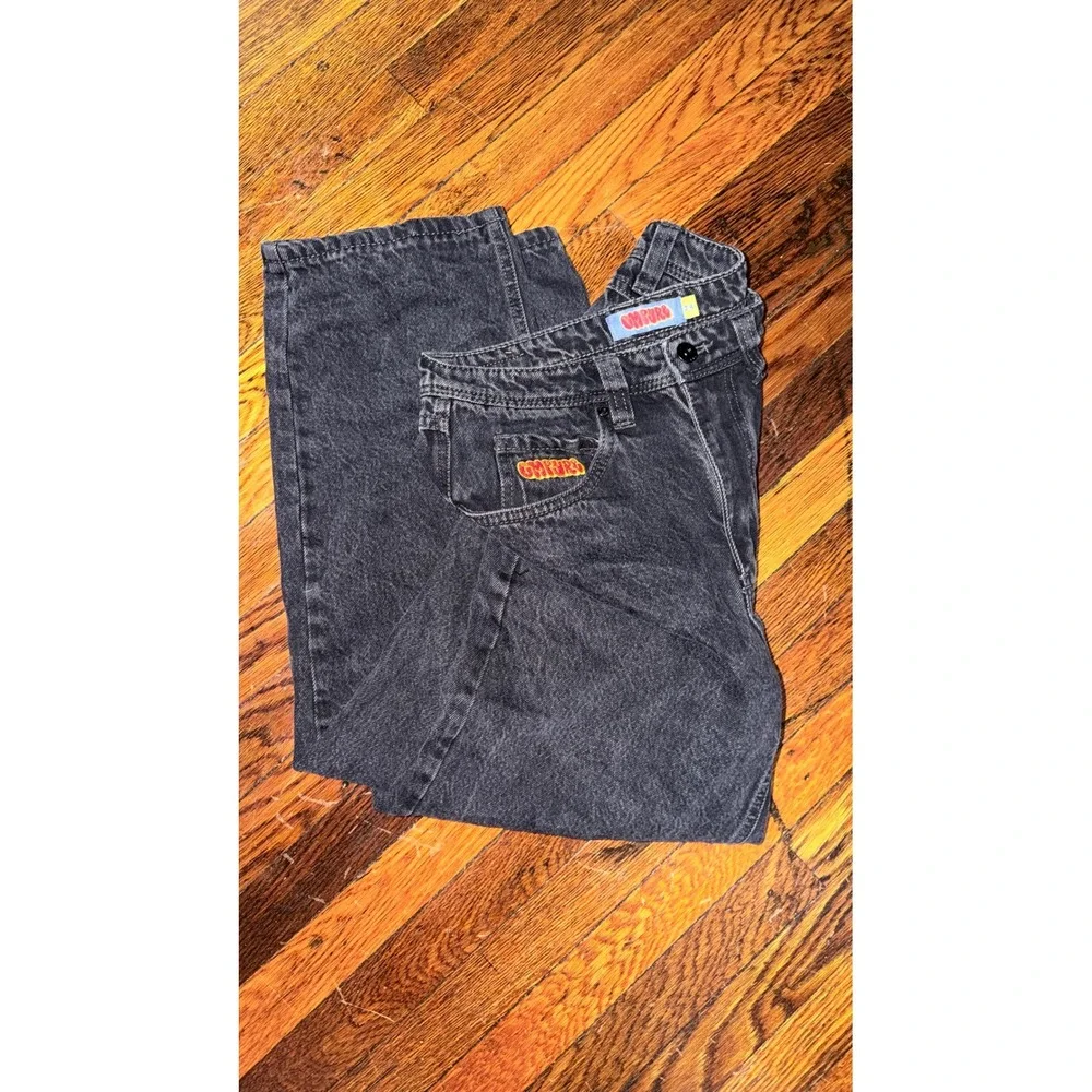 Empyre Loose Fit Skate Jeans Mens 28x30 Faded Black Baggy Denim Streetwear